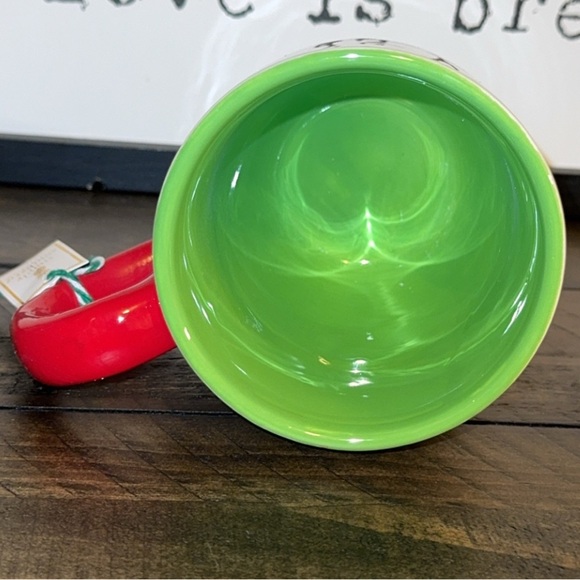NWT Simply Southern Christmas Holiday Merry Christmas Coffee Mug Cup Red Handle - Picture 4 of 6